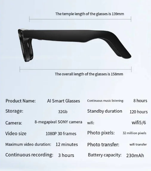 VisionX Capture Glasses